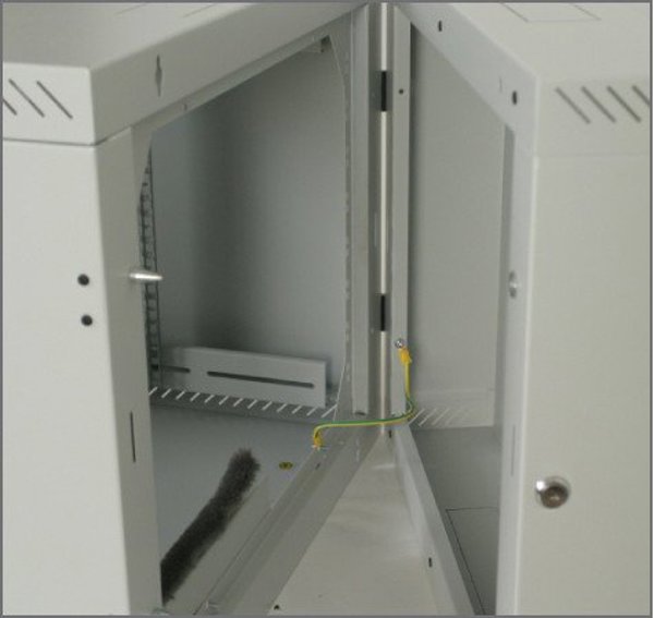Triton RBA-09-AD2-CAX-A1, 19" Wandschrank, 9HE, 600x295mm, zweiteilig, grau