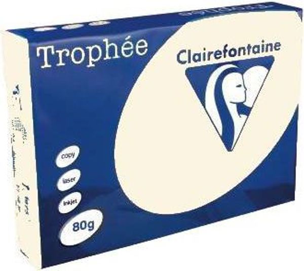 Χαρτί Εκτυπώσεων Trophee A4 80g Κρεμ 500 Φύλλα
