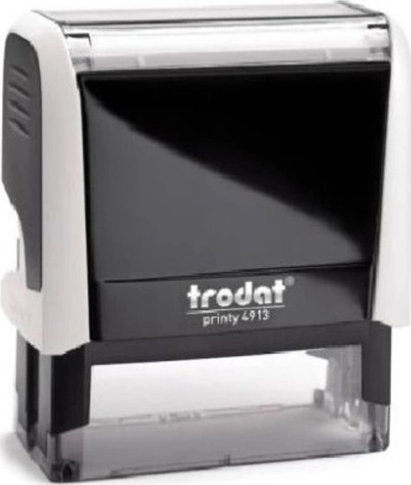 Σφραγίδα Trodat Printy 4913 Αυτομελανούμενη, Λευκή, 58x22mm