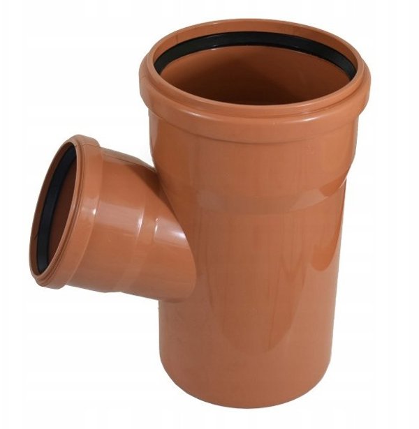 Trojnik KAN Zewn 160 160 67 Szare