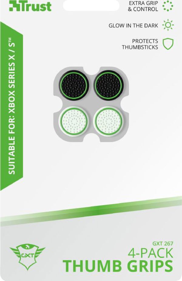 Trust GXT267 Σετ Καλύμματα για Χειριστήριο Xbox Series X - 4 Τεμάχια - Ασπρόμαυρο