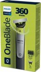Philips OneBlade QP2734/23 Τρίμερ Προσώπου & Σώματος, Λεπίδα 360, Χτένα 5-σε-1, Αυτονομία 60 λεπτών