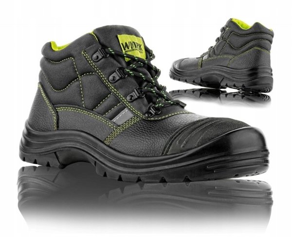 Trzewiki ochronne VM FOOTWEAR Stockholm 3280-S3, rozm. 41, czarne