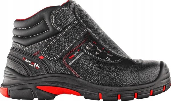 Trzewiki ochronne VM FOOTWEAR Bolton 5080-S3L, rozm. 41, czarno-czerwone