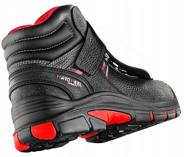 Trzewiki ochronne VM FOOTWEAR Bolton 5080-S3L, rozm. 41, czarno-czerwone