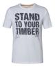 T-shirt SZ L "STAND TO YOUR TIMBER" μαύρο