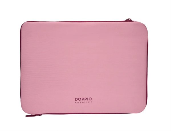 Tucano Doppio  15 6"  roza - Apvalks portativajam datoram Doppio BFDOP1516-PK (8020252219670)