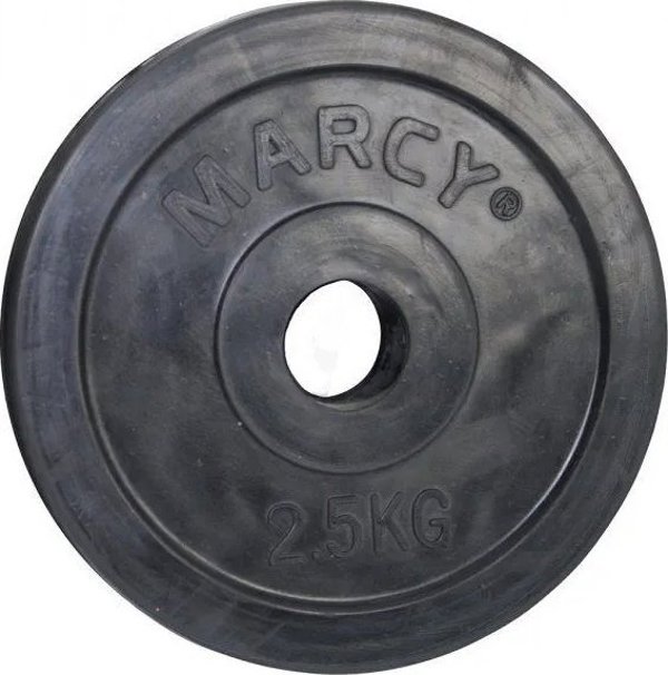 Tunturi Gumuoti svamenys TUNTURI 0,5-20kg (Svoris: 2 x 2.5kg)