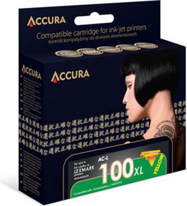 Tusz Accura Tusz AC-L100XLY / 100XL (Yellow)