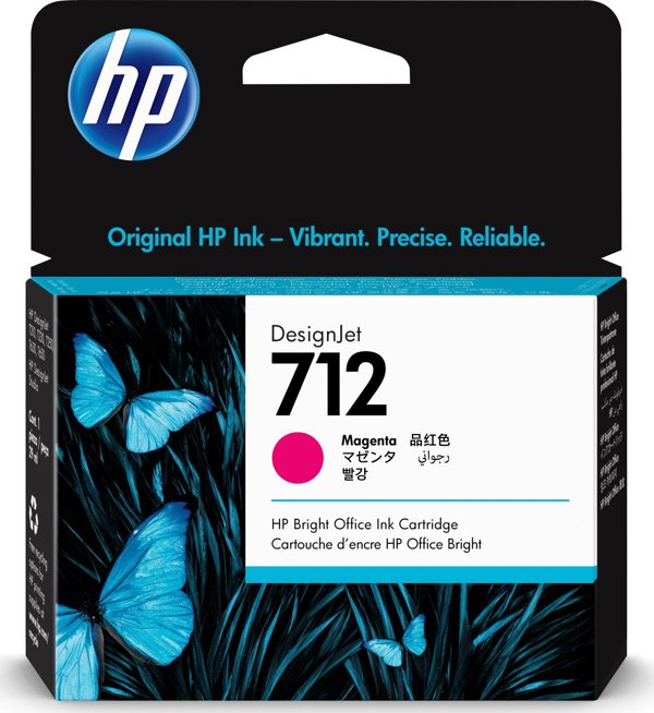HP 3ED68A Magenta Ink Cartridge για HP Designjet T210, T230, T250, T630, T650