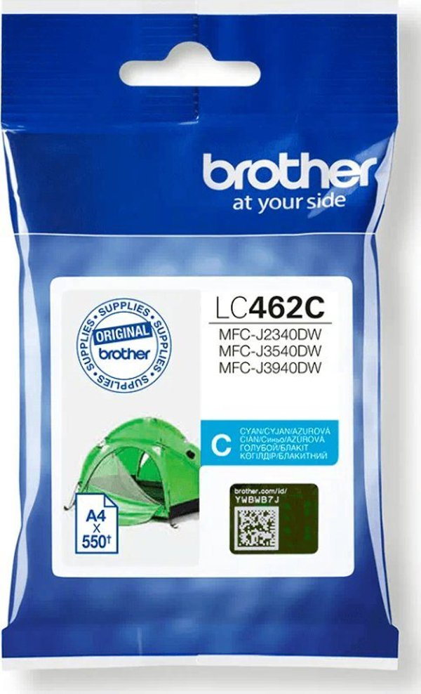 Brother LC-462C Αυθεντικό Μελάνι Κυανό για Brother MFC-J2340DW, MFC-J3540DW, MFC-J3940DW
