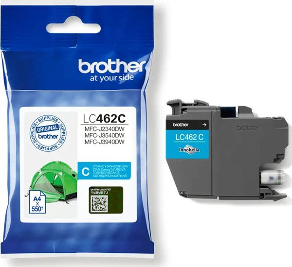 Brother LC-462C Αυθεντικό Μελάνι Κυανό για Brother MFC-J2340DW, MFC-J3540DW, MFC-J3940DW