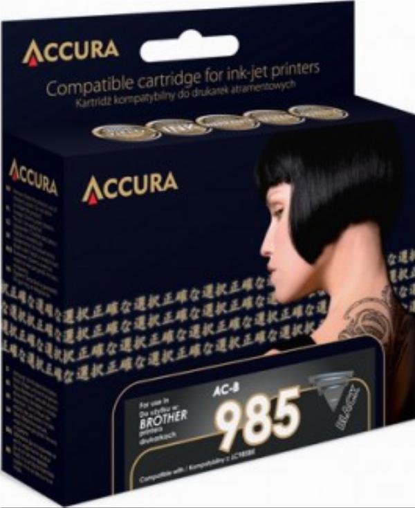 Tusz Accura Accura ink Brother (LC985C) zamiennik XL