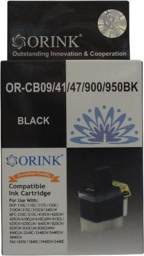 Μελάνι Orink Συμβατό Brother LC900BK, Μαύρο - Artimex