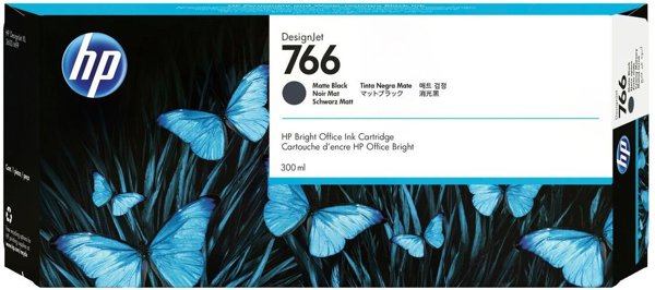 Tusz HP HP 766 300-ml Matte Black Ink Crtg