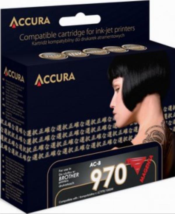 Tusz Accura Accura ink Brother (LC970/1000M) zamiennik XL