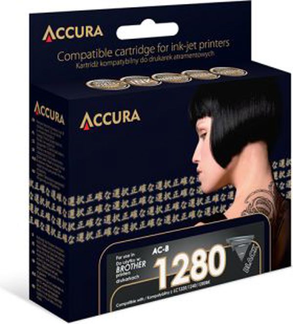 Tusz Accura Tusz AC-B1280B / LC1280/1240/1220XLBK (Black)