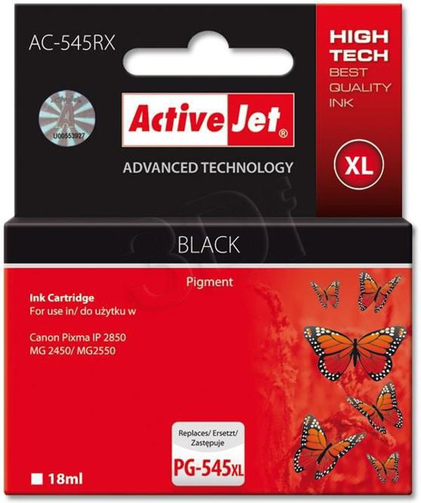 Tusz Activejet tusz AC-545RX / PG-545XL (black)
