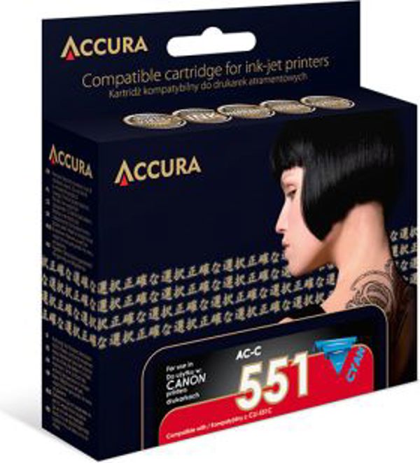 Tusz Accura Tusz AC-C551C / CLI-551C (Cyan)