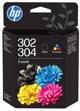 Tusz HP HP 302/304 Ink Cartridges – Black & Tricolor – Pack of 2 – Compatible with DeskJet Envy OfficeJet Series