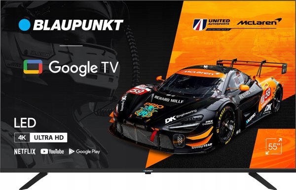 Blaupunkt 55UGC5500S Τηλεόραση 55" 4K UHD Google TV, WiFi & Bluetooth