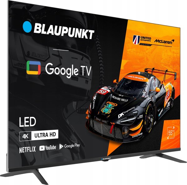 Blaupunkt 55UGC5500S Τηλεόραση 55" 4K UHD Google TV, WiFi & Bluetooth