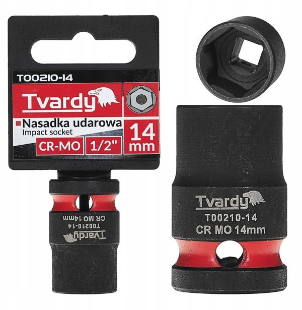 Tvardy Καρυδάκι Κρουστικό Εξάγωνο 1/2" 14mm από Ατσάλι CR-MO