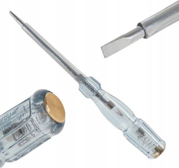 Δοκιμαστής Τάσης Tvardy 182mm 100-250V - Κατσαβίδι Ελέγχου Ρεύματος