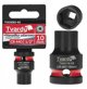 Tvardy Κεφαλή Κρουστική 1/2" 10mm, 6-γωνη από CR-MO (5901477195624)