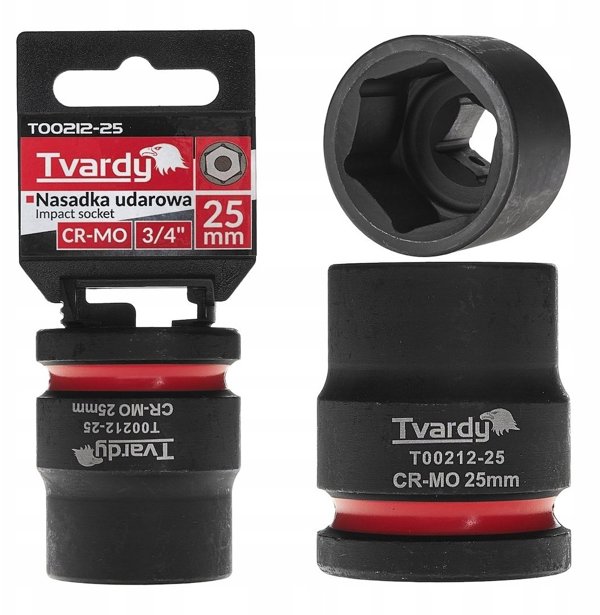 Tvardy Καρυδάκι Κρούσης Εξάγωνο 3/4" 25mm από Ατσάλι CR-MO