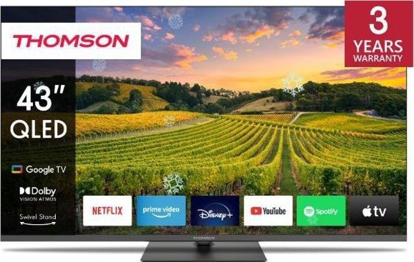 Τηλεόραση LCD 43" QLED 4K/43QG5C14 THOMSON
