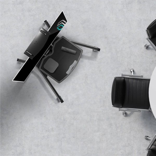 TV SET ACC SHELF MOBILE STAND/BLACK APT1551-B ONKRON