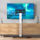 TV SET ACC FLOOR STAND /26-65"/WHITE TS1140-W ONKRON