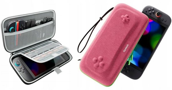 Σκληρή Σκληρή Θήκη για Nintendo Switch 2 / G11 Ροζ-Πράσινο