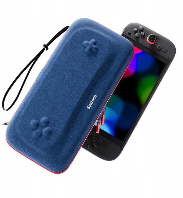 Σκληρή Στερεή Θήκη Μεταφοράς για Nintendo Switch 2 / G11 Μπλε με Κόκκινο Φερμουάρ