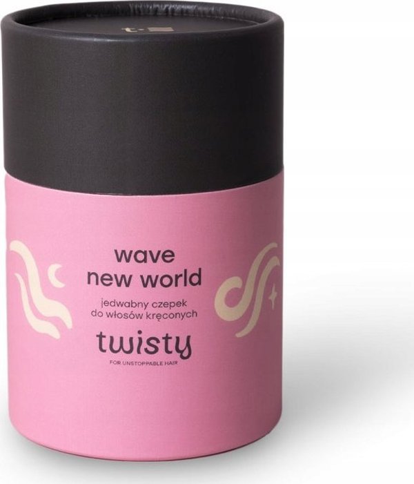 TWISTY_Wave New World μεταξωτό σκουφάκι για σγουρά μαλλιά Multi