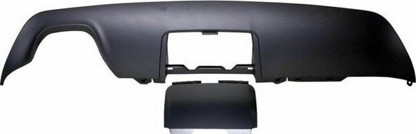 Tylny dyfuzor Matt Black wersja z hakiem holowniczym BMW 5 E60 E61 2003-2010