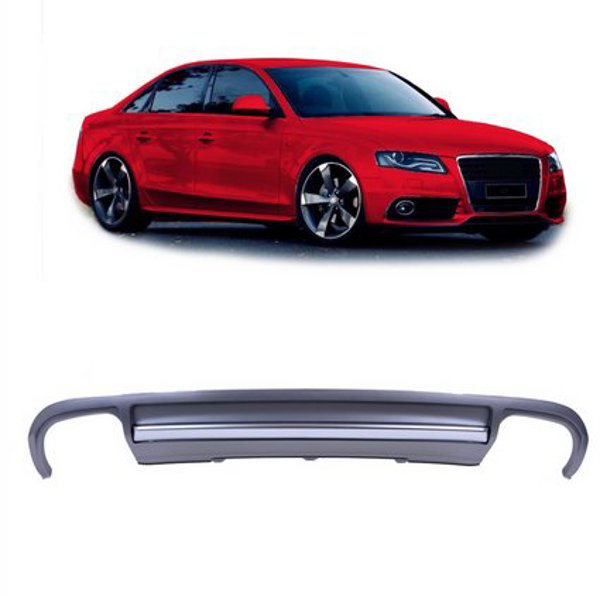 ACV Διαχύτης Πίσω Προφυλακτήρα για Audi A4 B8 (2008-2011) - Μαύρο