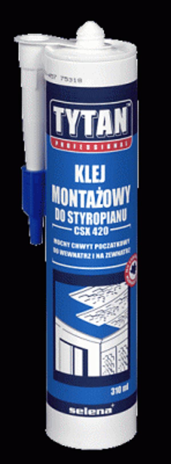 Tytan Klej montazowy do styropianu CSX 420
