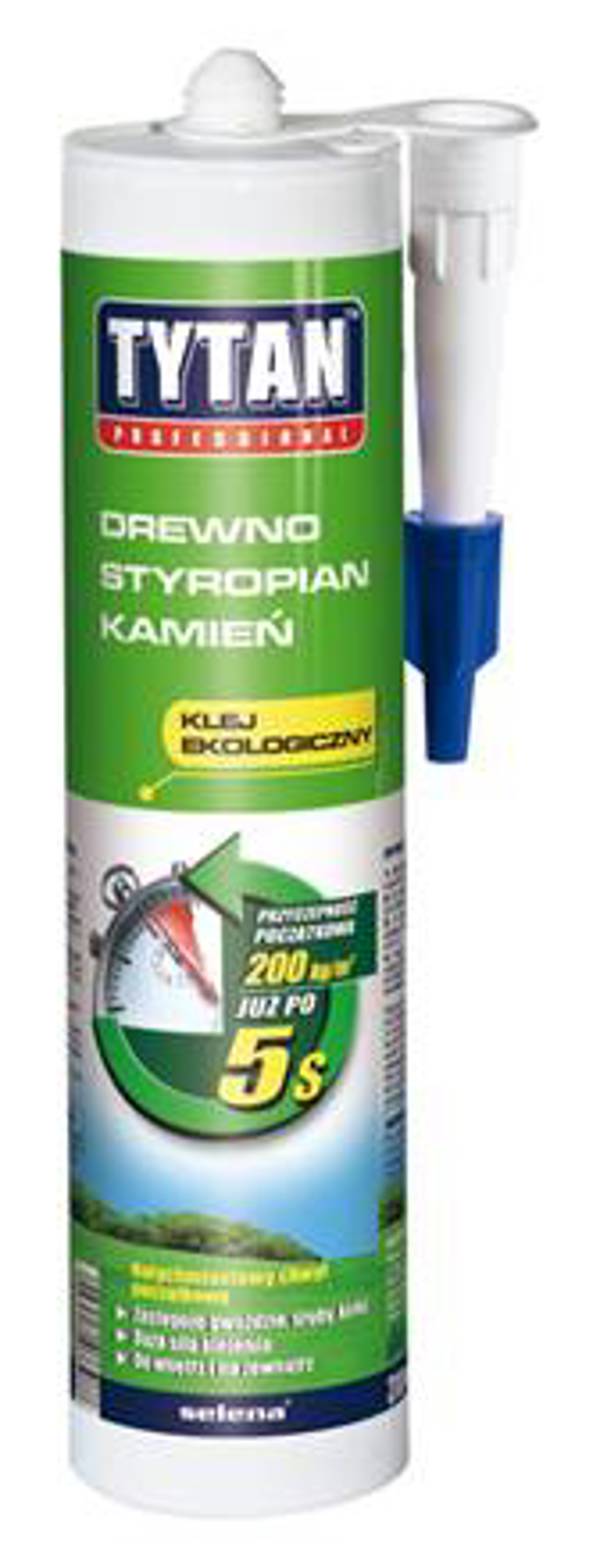 Tytan Klej ekologiczny TYTAN Drewno Styropian Kamien 310ml