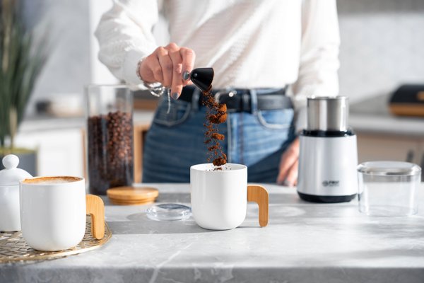 TZS First Austria Coffee Grinder, Detachable Cup, 4 Blades, 200W FA-5486-2-WI