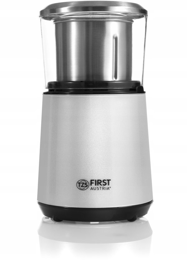 TZS First Austria Coffee Grinder, Detachable Cup, 4 Blades, 200W FA-5486-2-WI