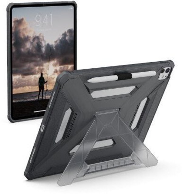 Θήκη UAG Scout+ με βάση και στήριγμα Apple Pencil για iPad Pro 13" M4 (2024) / M5 (2025) - γκρι