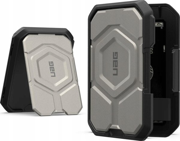 UAG UAG Magnetic Wallet - portfel i podstawka, kompatybilny z MagSafe (black/titanium)