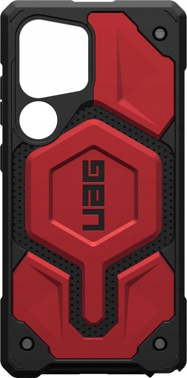 UAG Urban Armor Gear θήκη MONARCH PRO με ενσωματωμένη μαγνητική μονάδα για SAMSUNG S25 Ultra 5G crimson