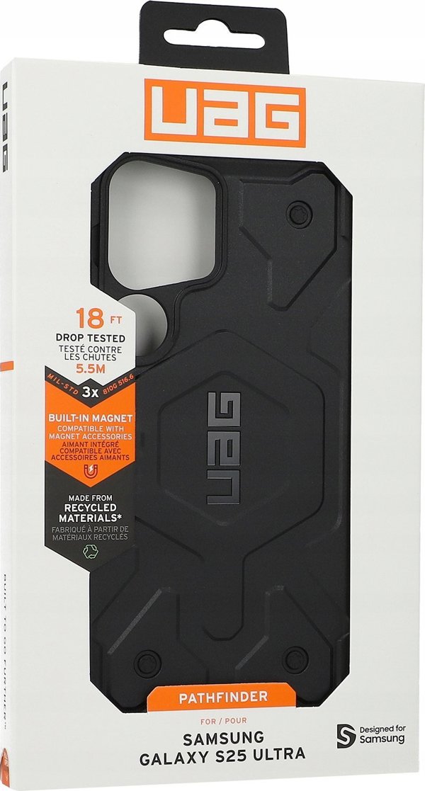 UAG Urban Armor Gear θήκη PATHFINDER MAGNET με ενσωματωμένη μαγνητική μονάδα για SAMSUNG S25 Ultra 5G μαύρο