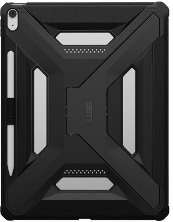 Θήκη UAG Scout+ με βάση και στήριγμα Apple Pencil για iPad Air 13" M2 (2024) / M3 (2025) - μαύρη