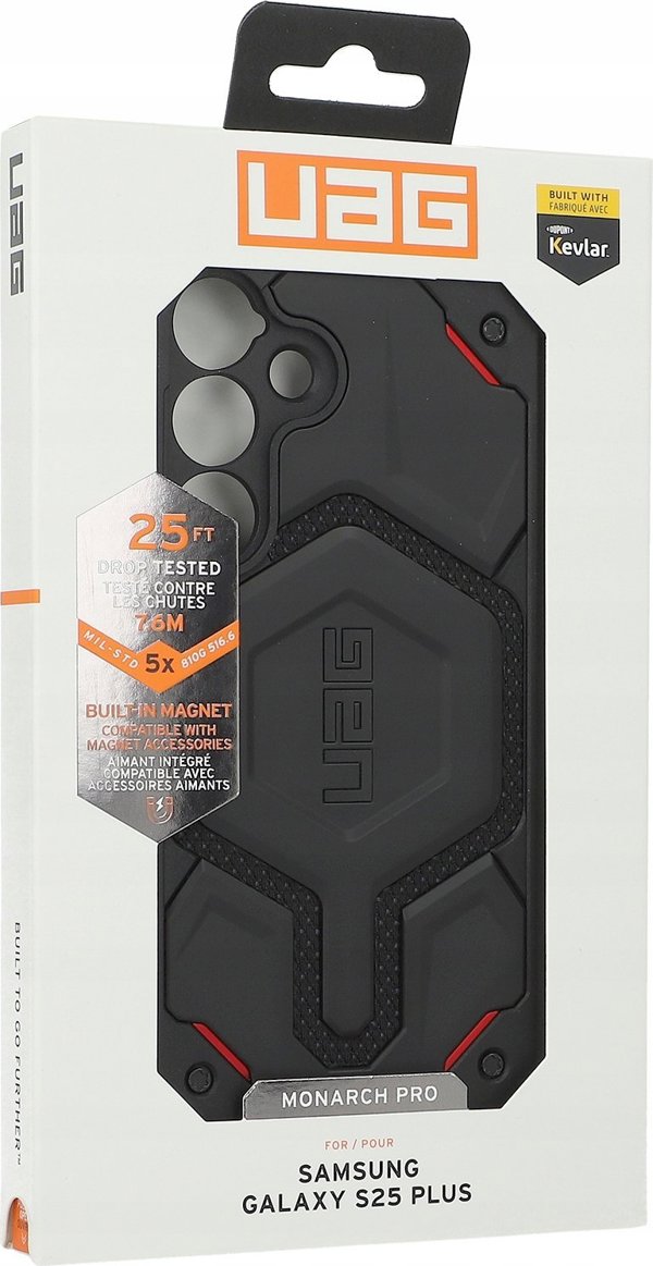 UAG Urban Armor Gear Θήκη MONARCH PRO με Ενσωματωμένη Μαγνητική Μονάδα για SAMSUNG S25 Plus 5G Kevlar Μαύρη