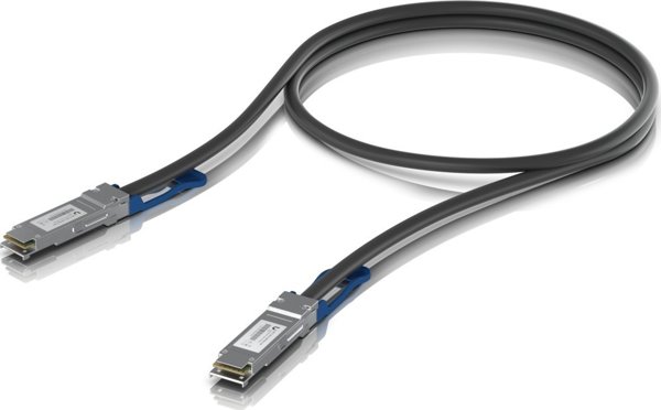 Καλώδιο Ubiquiti UACC-DAC-QSFP28-0.5M Direct Attach Copper, 0.5m, Μαύρο