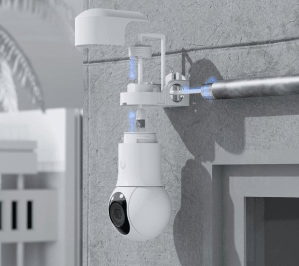 Ubiquiti UACC-G5-PTZ-CA Προσαρμογέας Τοποθέτησης για Κάμερες Παρακολούθησης G5 PTZ